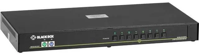 Alt view image 2 of 3 - NIAP 3.0 KVM Switch, Single-Head, DVI-I, PS/2, CAC, 8-PT, Secure