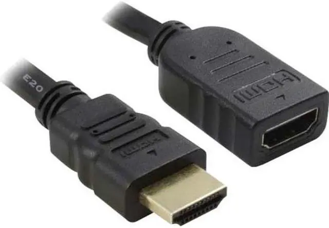 Alt view image 2 of 5 - Unirise HDMI-MF-03F 3Ft Hdmi Extension Cable, Male - Female, 19 Pin Hdmi, With Ethernet 24Awg