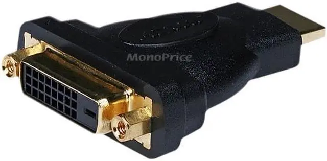 Alt view image 9 of 20 - Monoprice HDMI Male to DVI-D Female Adapter HDMI Male to DVI-D Single Link Female Adapter