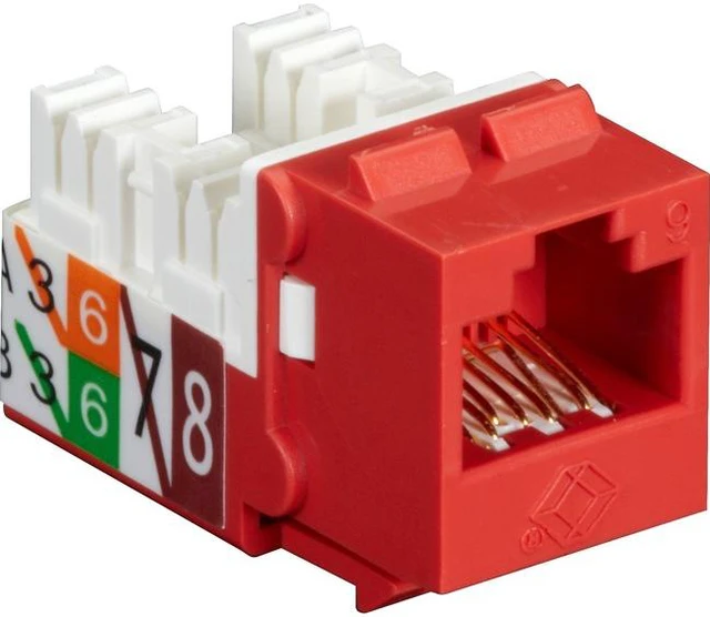 Alt view image 3 of 7 - Black Box Gigatrue2 Cat6 Jack Universal Wiring C