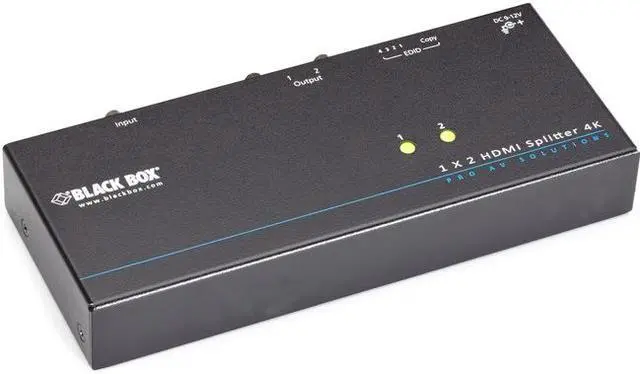 Main image of Black Box 1X2 4K HDMI Splitter VSP-HDMI1X2-4K