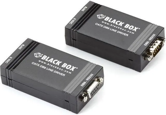Alt view image 4 of 10 - Black Box CATx DB9 Line Driver - Network (RJ-45) - 4000 ft Extended Range
