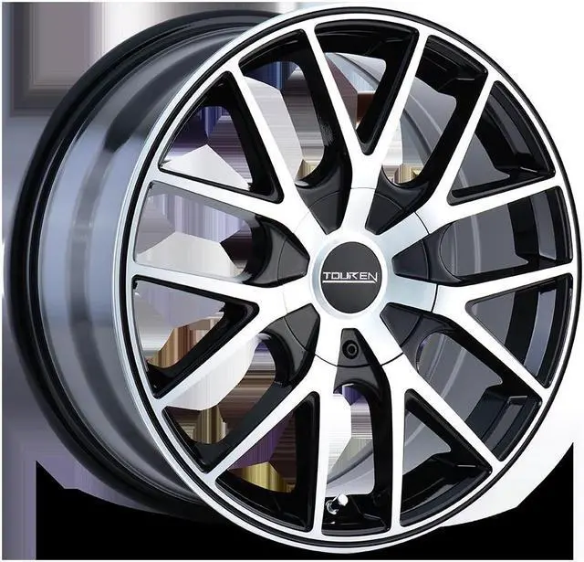 Alt view image 4 of 4 - 1 Wheel 18" TR60 18x8 5x127 Black Machined 40ET 71.5CB (3260-8873B)