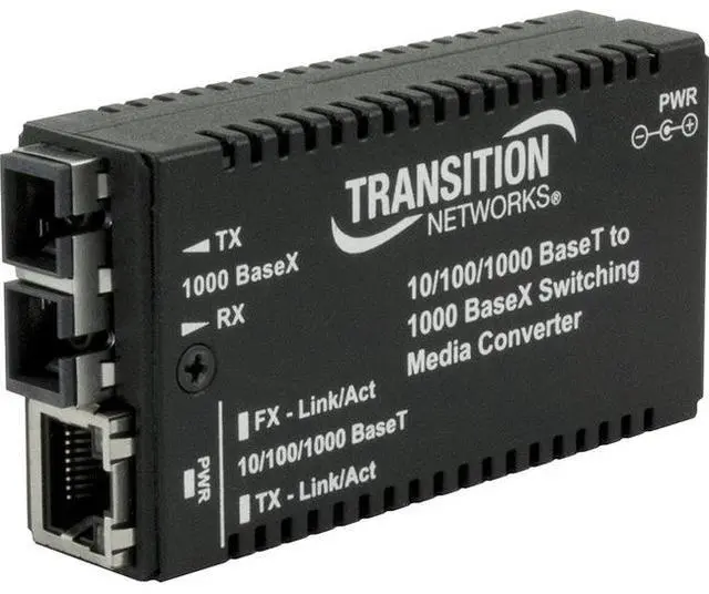 Alt view image 4 of 10 - Transition Networks Mini Gigabit Ethernet Media Converter