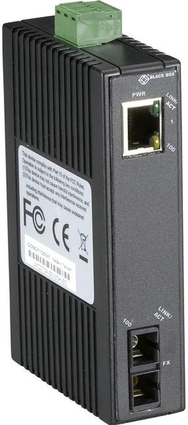 Alt view image 2 of 11 - Black Box Transceiver/Media Converter LMC270ASM20KSC