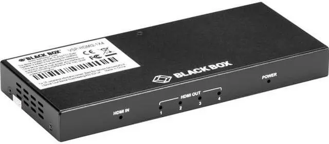 Alt view image 11 of 12 - Black Box HDMI 2.0 4K60 Splitter - 1x4
