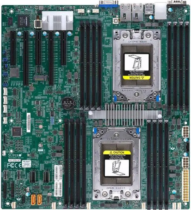 Alt view image 3 of 3 - Supermicro H11DSi Server Motherboard - AMD Chipset - Socket SP3 - 1 x Retail Pack