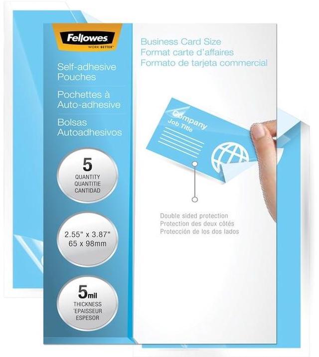 Alt view image 12 of 16 - Fellowes Laminating Pouches 5 2-7/8x4-1/8`` 5220701