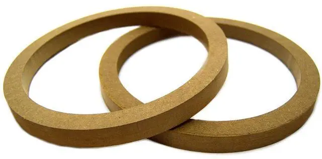 Alt view image 5 of 5 - NEW PAIR NIPPON RING8R 8" RINGS 3/4" WOOFER EXTENDER RINGS 3/4" THICK MDF BOARD