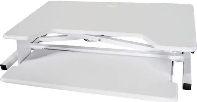 Alt view image 10 of 11 - Kantek STS900W Sits On Desk Surface For Full Stability