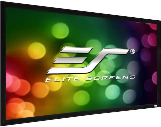 Alt view image 11 of 12 - Elite Screens R100RH2 Ezframe2 Series 100" 16:9 Fixed Frame Projection Screen