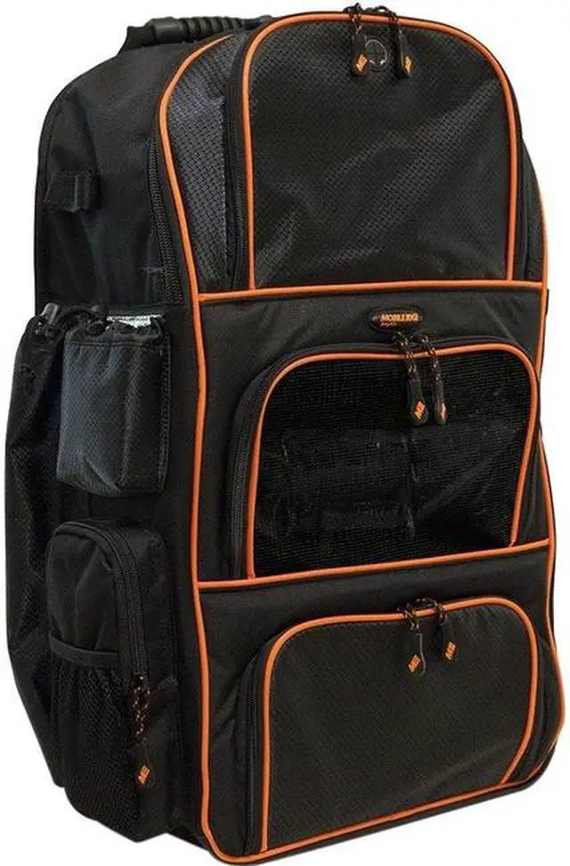Alt view image 2 of 2 - Mobile Edge - Baseball Backpack - Black w/Orange Piping