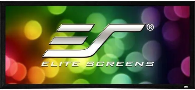 Alt view image 17 of 19 - Elite Screens SableFrame ER100WH2 Fixed Frame Projection Screen - 100" - 16:9 - Wall Mount