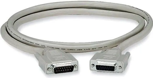 Alt view image 3 of 3 - DB15-MOLDED SHIELDED DATA M/F THMB 5FT
