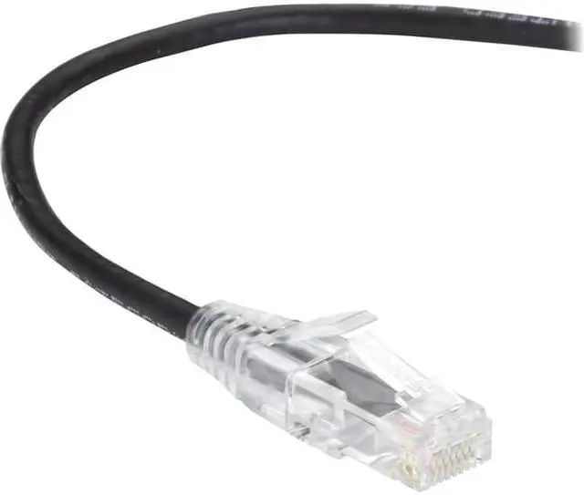 Alt view image 4 of 4 - Black Box C6PC28-BK-05 Slim-Net Cat6 Patch Cable Black 5Ft