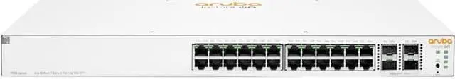 Alt view image 2 of 3 - HPE Aruba Instant On 1930 24G Class4 PoE 4SFP/SFP+ 370W Switch - Switch - L3 - Managed - 24 x 10/100/1000 (PoE) + 4 x 1