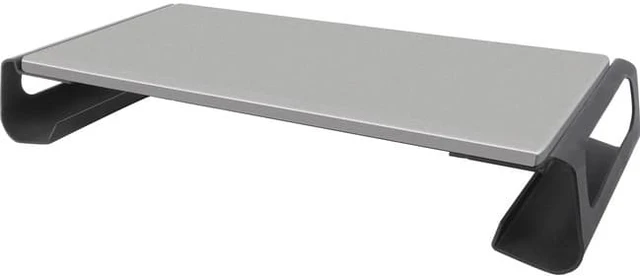 Alt view image 5 of 9 - Kantek Monitor Stand 19-1/10"Wx9-4/5"Dx3-1/5"H Black/Gray MS720