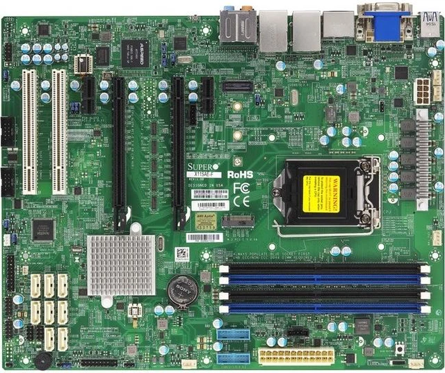 Main image of Supermicro Motherboard MBD-X11SAE-F-B Xeon E3-1200 v5 LGA1151 H4 C236 PCI Express SATA ATX Brown Box