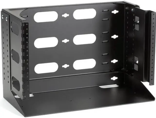 Alt view image 6 of 6 - Black Box RM095A-R2 Wallmount Rack 12In With Swing Bracket A