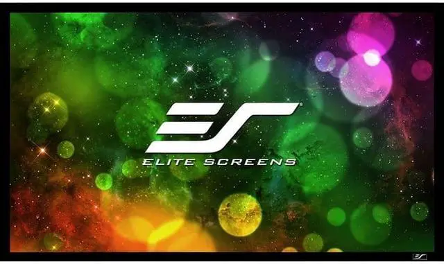 Alt view image 2 of 10 - elite screens sable frame b2, 110inch diag. 16:9, active 3d 4k / 8k ultra hd fixed frame home theater projection projector screen with kit, sb110wh2