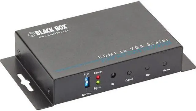 Alt view image 7 of 8 - Black Box AVSC-HDMI-VGA Hdmi-To-Vga Scaler & Converte R With Audio
