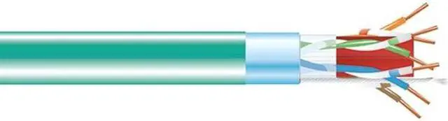 Alt view image 3 of 3 - CAT6A 650MHZ SLD FUTP PLN GN 1000FT SPL