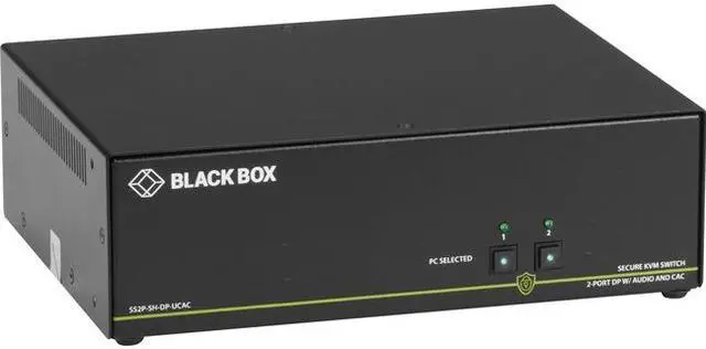Main image of KVM SWITCH, NIAP 3.0 - SINGLE-HEAD, DISPLAYPORT, AUDIO, 4K, USB, CAC, 2-PORT, TA