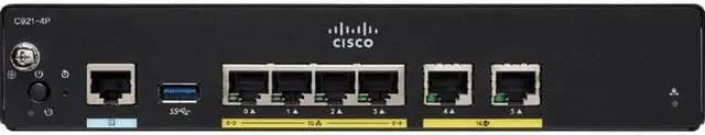 Alt view image 4 of 5 - Cisco C931-4P 1 SIM Cellular, Ethernet, ADSL2, VDSL2+ Modem/Wireless Router