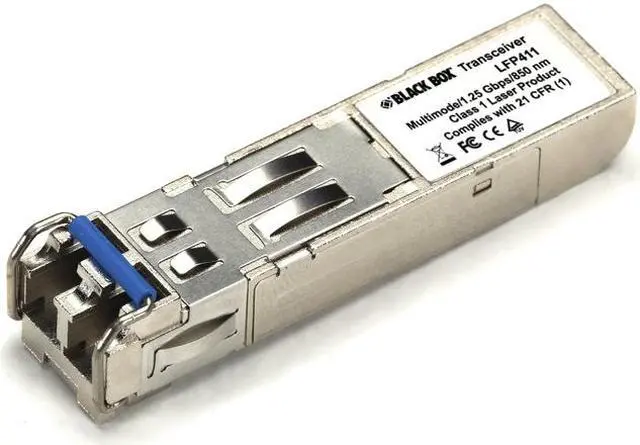 Alt view image 4 of 5 - Black Box SFP 1250-Mbps Fiber with Extended Diagnostics 850-nm Multimode LC 550 m