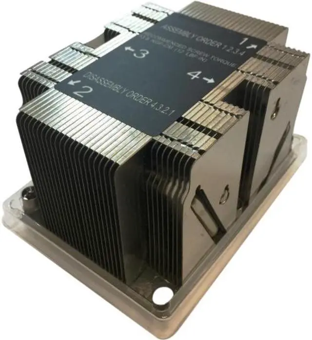 Alt view image 4 of 4 - Supermicro SNK-P0068PS LGA 3647-0 2U & UP X11 Purley Platform CPU Heat Sink