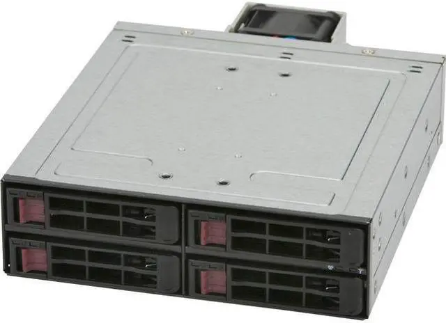 Alt view image 6 of 7 - SuperMicro CSE-M14TQC Mobile Rack - 4x 2.5" Hot-swap SAS3/SATA3 HDDs