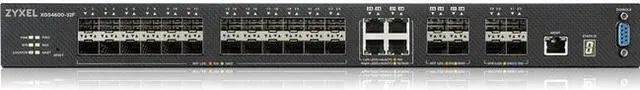 Alt view image 6 of 11 - ZyXEL XGS4600-32F 24-Port Gigabit SFP L3 Managed Aggregation Switch with 4 SFP+ 10G Uplinks and 4 10G Combo (SFP+/RJ-45) Ports