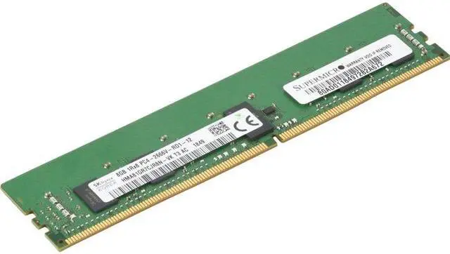 Alt view image 5 of 8 - Supermicro (HMA81GR7CJR8N-VK) 8GB SDRAM ECC Registered DDR4 2666 (PC4 21300) Server Memory Model MEM-DR480L-HL05-ER26
