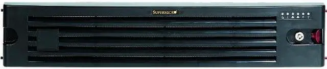 Alt view image 8 of 8 - Supermicro SC825 Black Front Bezel