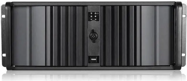 Alt view image 8 of 8 - iStarUSA D-400SEA-BK-T7SA 4U Compact Stylish Rackmount Chassis with black SEA Bezel and with rugged 5.25" to 3.5" SATA SAS 6 Gbps HDD Hot-swap Rack
