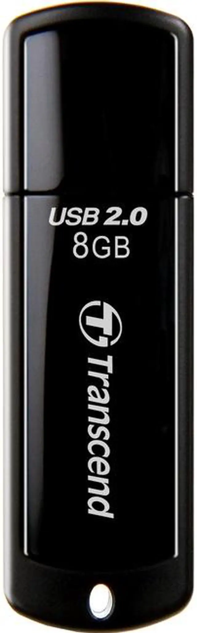 Alt view image 9 of 15 - Transcend JetFlash 350 8 GB USB 2.0 Flash Drive - Black - 1 Pack