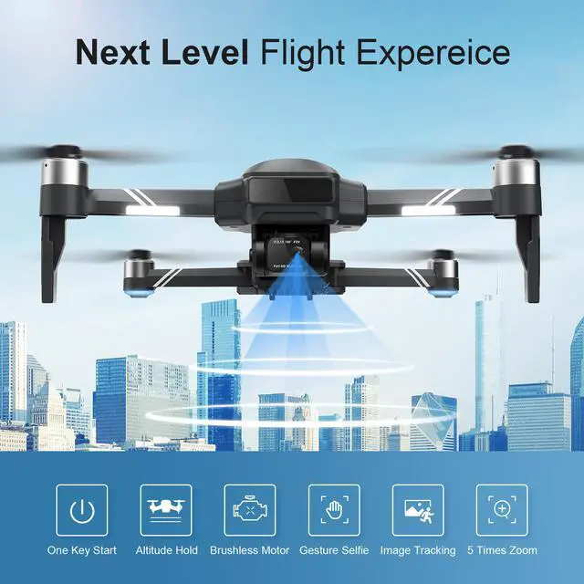 Alt view image 7 of 7 - Holy Stone HS600 RID GPS Drone with 4K Camera, 2-Asix Gimbal, EIS and 3KM FPV - Drones for Adults Brushless Motor, Auto Return, Follow Me, Waypoints, Circle Fly and 56 Min Long Flight