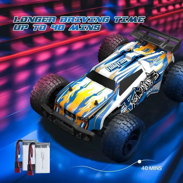 Alt view image 3 of 7 - DEERC 9205E 4WD Remote Control Car Off Road 1:10 RC Cars 48+ KM/H High Speed 40+ min Play