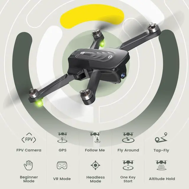 Alt view image 5 of 7 - Holy Stone GPS Drone with 4K Camera for Adults - HS175D RC Quadcopter with Auto Return, Follow Me, Brushless Motor