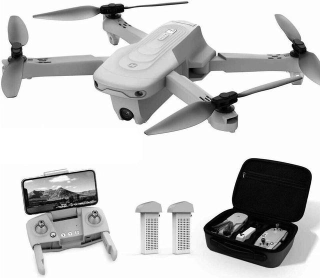 Holy Stone HS175 GPS Drone with 2K UHD Camera, 5GHz FPV Transmission,  Custom Flight, 2 Batteries for 40 Min + Carrying Case