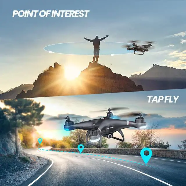 Alt view image 7 of 7 - Holy Stone HS110G GPS FPV Drone with 1080P HD Live Video Camera for Adults and Kids, RC Quadcopter with GPS Auto Return Home