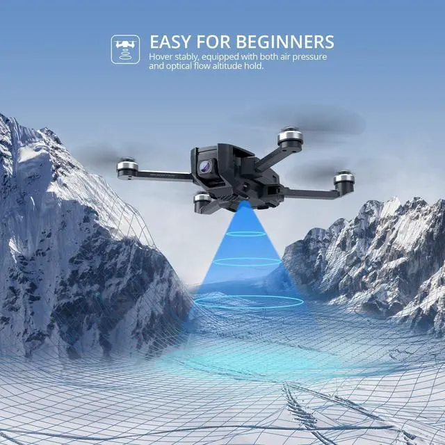Alt view image 4 of 7 - Holy Stone HS720E 4K EIS Drone with UHD Camera for Adults, Easy GPS Quadcopter for Beginner with 46mins Flight Time, Brushless Motor, 5GHz FPV Transmission, Auto Return Home, Follow Me& Anti-shake Cam