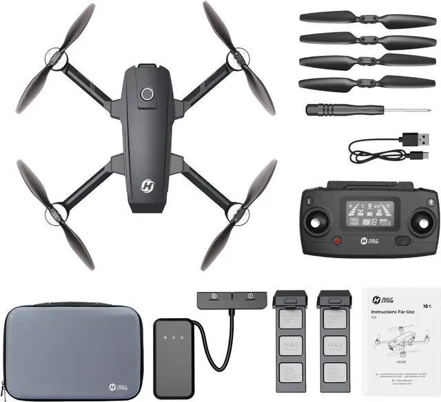 Alt view image 7 of 7 - Holy Stone HS720E 4K EIS Drone with UHD Camera for Adults, Easy GPS Quadcopter for Beginner with 46mins Flight Time, Brushless Motor, 5GHz FPV Transmission, Auto Return Home, Follow Me& Anti-shake Cam