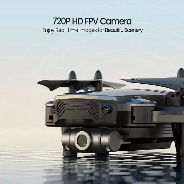 Alt view image 2 of 7 - DEERC D20 Mini Drone for Kids with 720P HD FPV Camera Remote Control Toys Gifts for Boys Girls with Altitude Hold, Headless Mode, One Key Start Speed Adjustment, 3D Flips 2 Batteries Silver