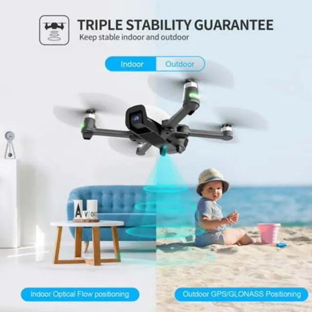 Alt view image 6 of 7 - Holy Stone HS710 4K UHD Camera 5G GPS Drone Foldable FPV Brushless RC Quadcopter