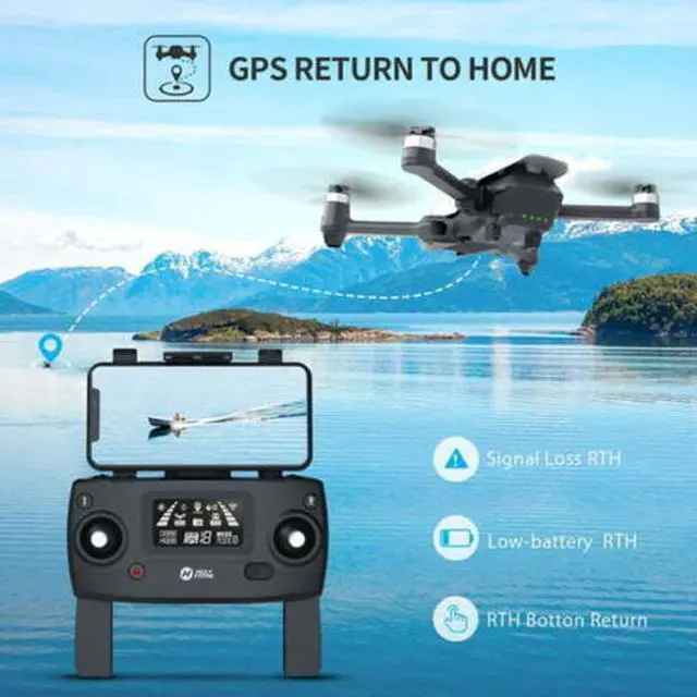 Alt view image 4 of 7 - Holy Stone HS710 4K UHD Camera 5G GPS Drone Foldable FPV Brushless RC Quadcopter