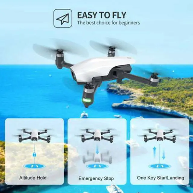 Alt view image 3 of 7 - Holy Stone HS710 4K UHD Camera 5G GPS Drone Foldable FPV Brushless RC Quadcopter