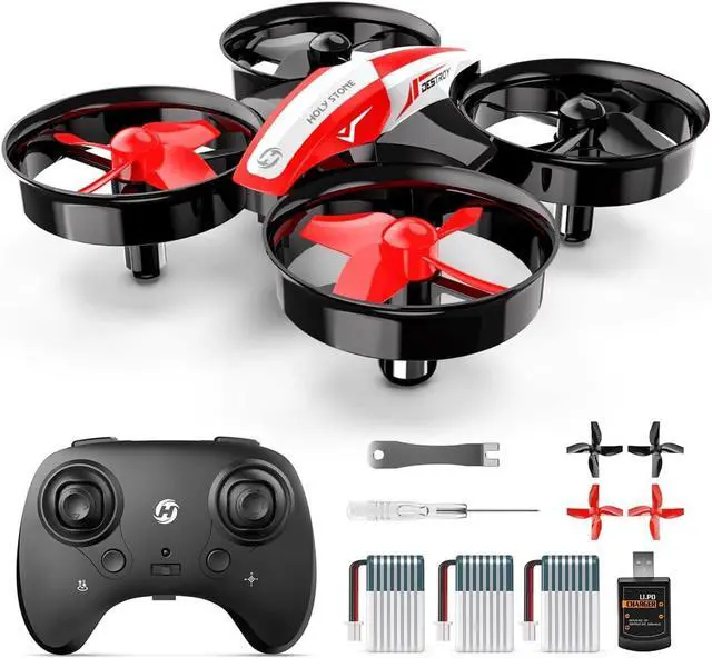 Main image of Holy Stone HS210 Mini Drone RC Nano Quadcopter Best Drone for Kids and Beginners RC Helicopter Plane with Auto Hovering 3D Flip Headless Mode and Extra Batteries Toys for Boys and Girls