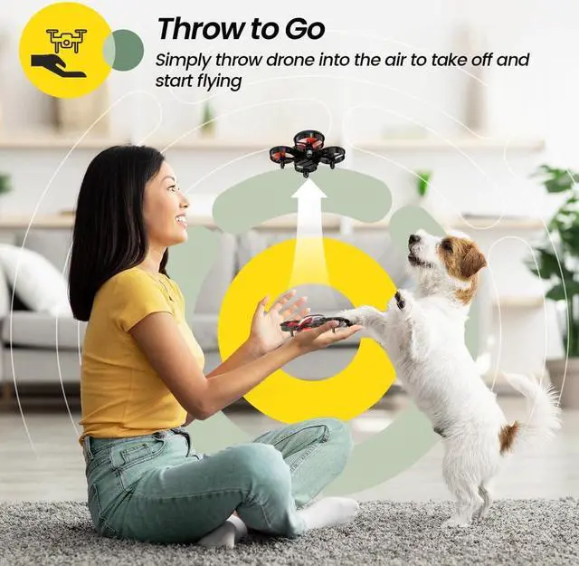 Alt view image 2 of 7 - Holy Stone HS210 Mini Drone RC Nano Quadcopter Best Drone for Kids and Beginners RC Helicopter Plane with Auto Hovering 3D Flip Headless Mode and Extra Batteries Toys for Boys and Girls