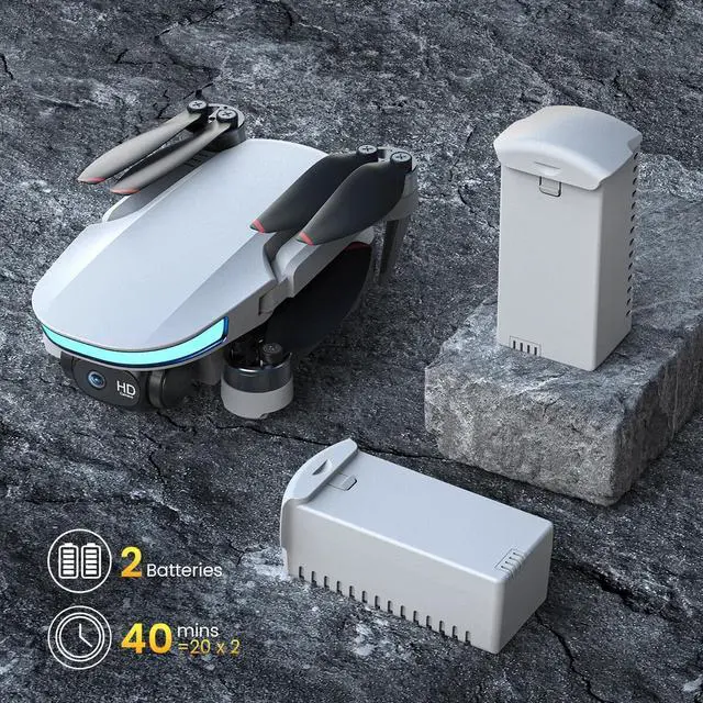 Alt view image 7 of 7 - B6 Drone Brushless GPS Mini Drone with 4K HD Camera WiFi FPV Foldable Quadcopter